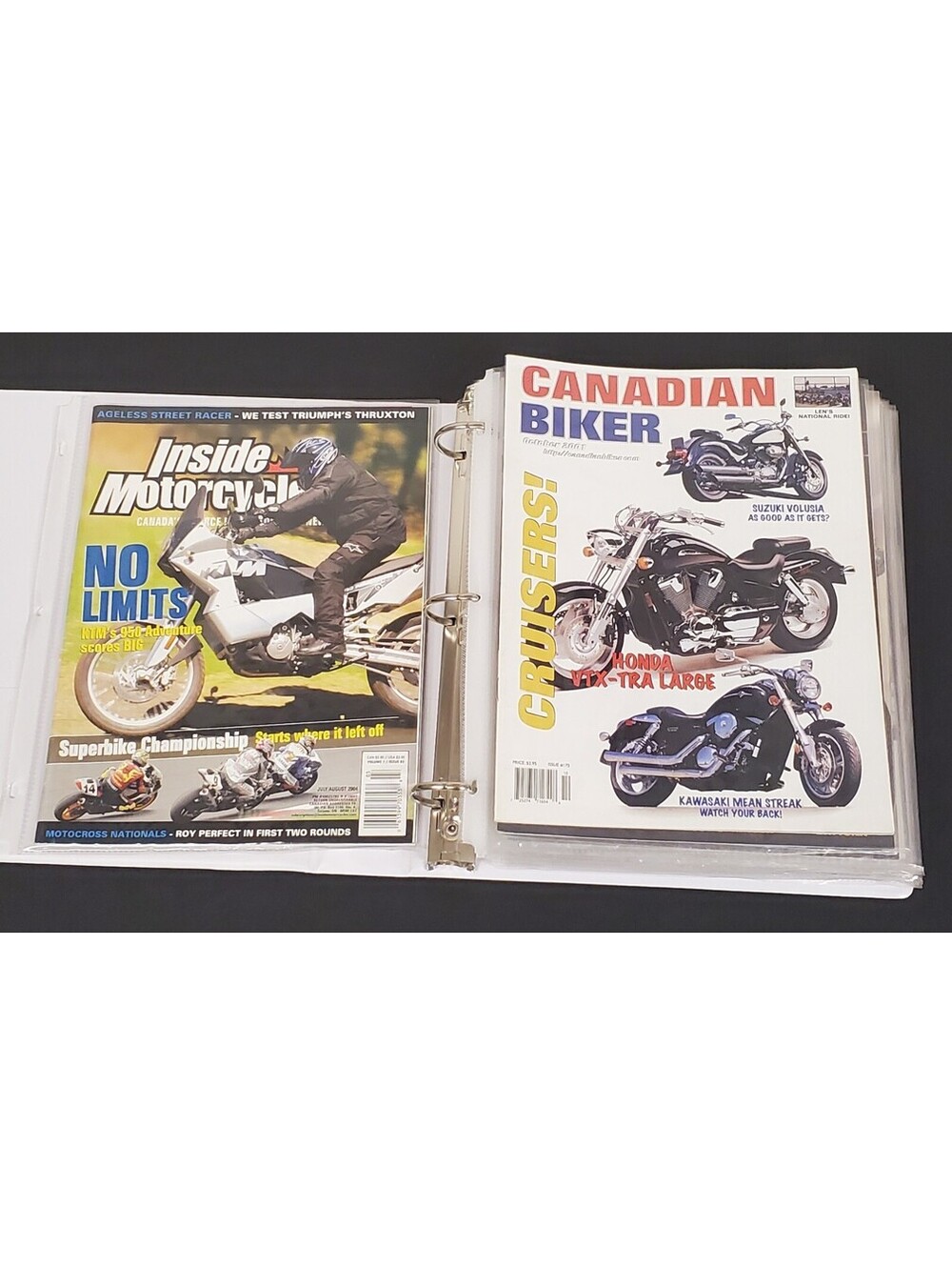 Vintage Motorcycle Magazines Collection Lot of 12x VG